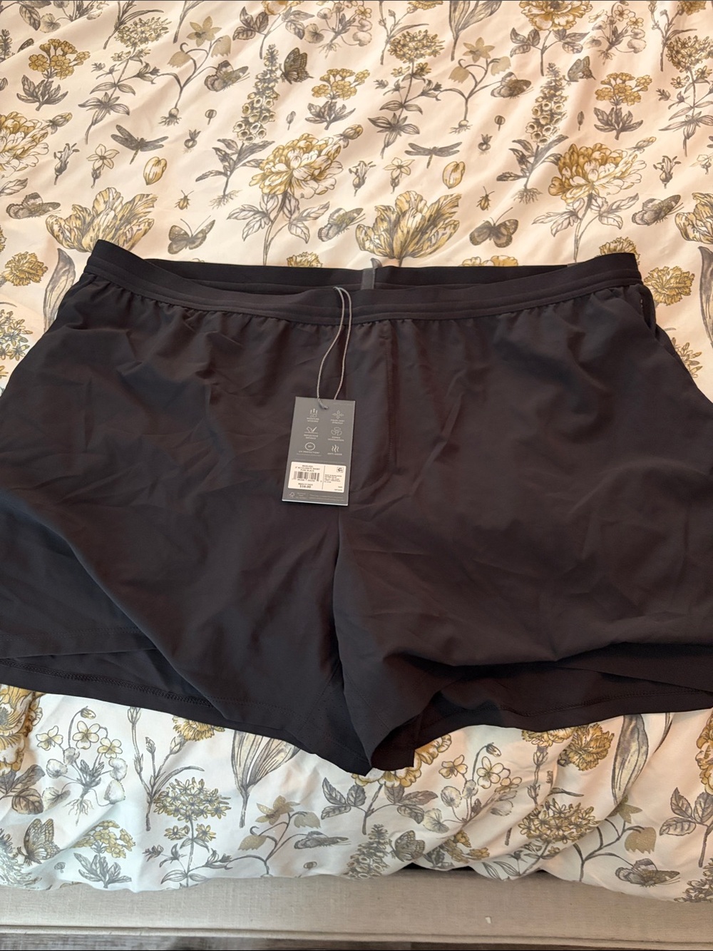 Men's Athletic Shorts - Black Performance Fit